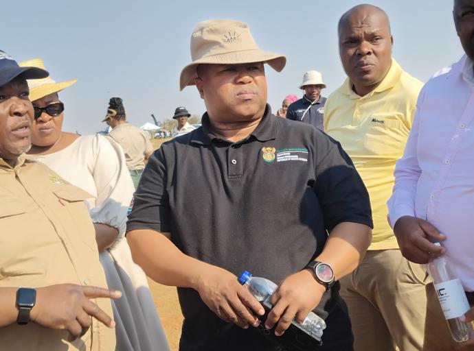 CoGTA MEC Empowers Masilonyana with Cleaning Tools 
